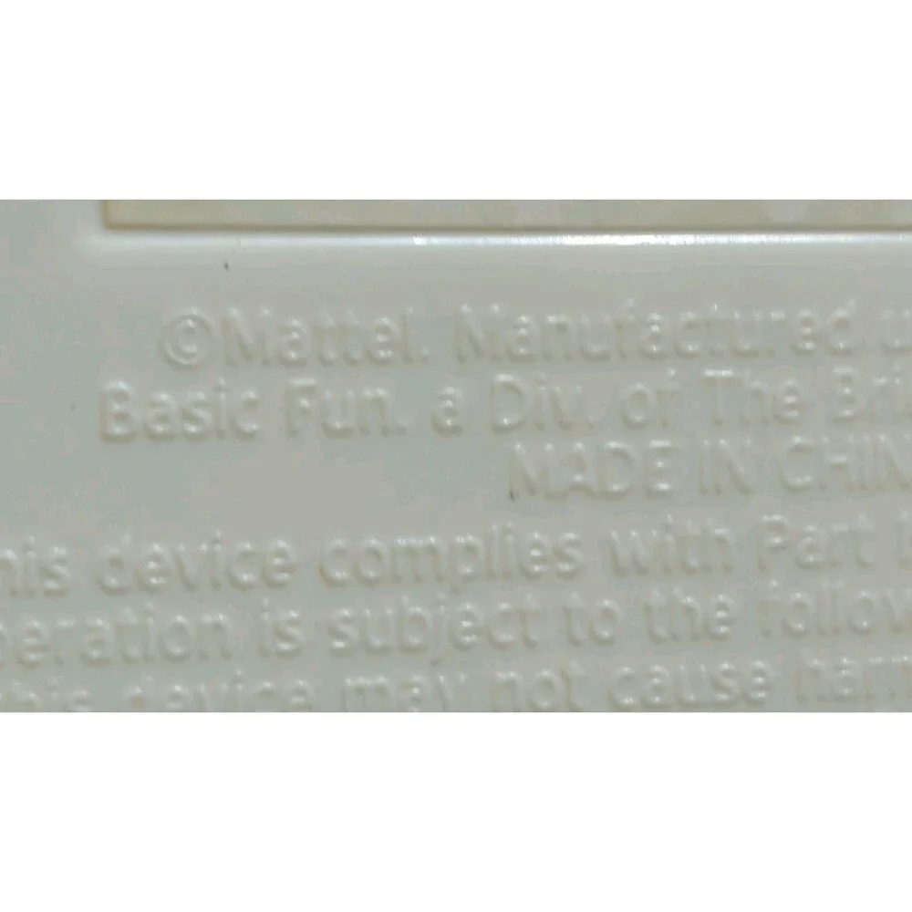 Basic Fun Mattel Retro Electronic Football Handheld Game White Tested Works